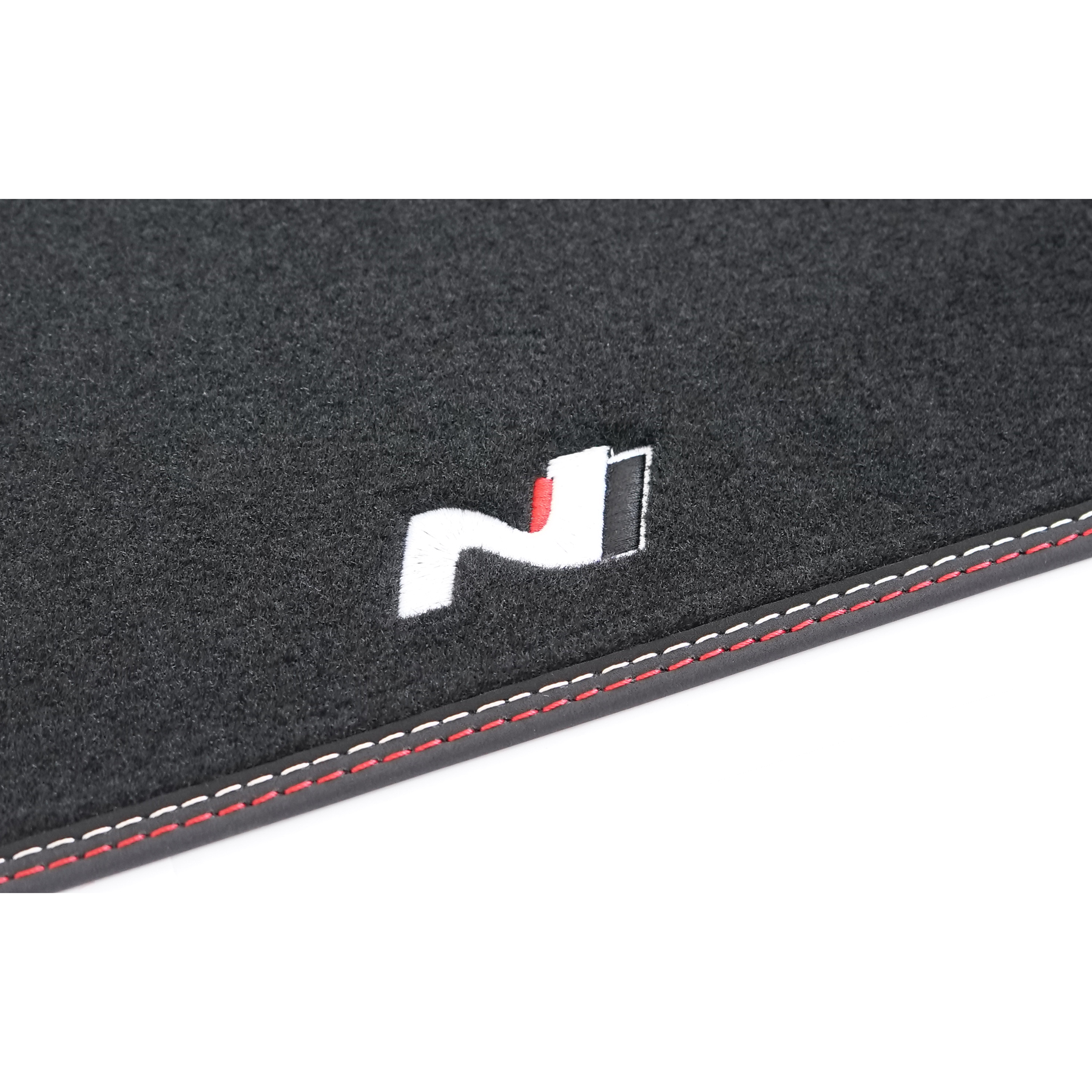Original Hyundai i10 (AC3) N-Line Velours Fußmatten Premium Textilfußmatten  4x Stoffmatten schwarz