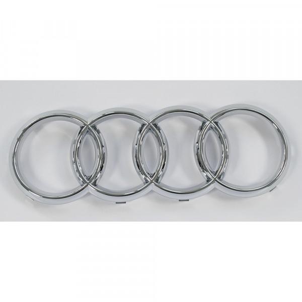 Original Audi Zeichen vorn Kühlergrill Logo Audi Ringe chrom