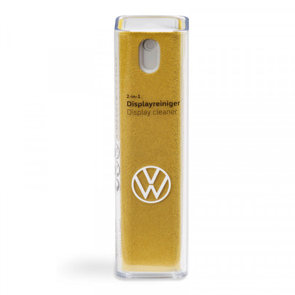 Original VW Displayreiniger 2-in-1 Display Mikrofaserhülle Touchscreen gelb 000096311AD655