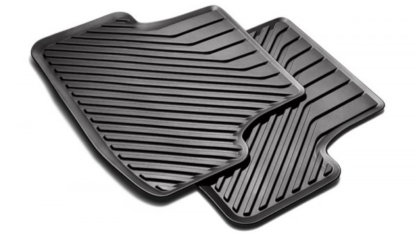 Gummifußmatten hinten Original Audi A3 (8V) 3-Türer Gummi Fußmatten Allwetter