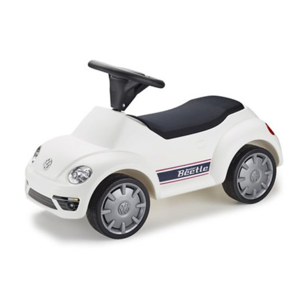 Original VW Kinderfahrzeug Junior Beetle Bobbycar Rutschauto Rutscher weiß 330087510084