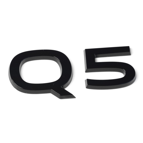 Original Audi Q5 Schriftzug Aufkleber Modellbezeichnung Emblem Black Edition schwarz 8MA8537405FQ