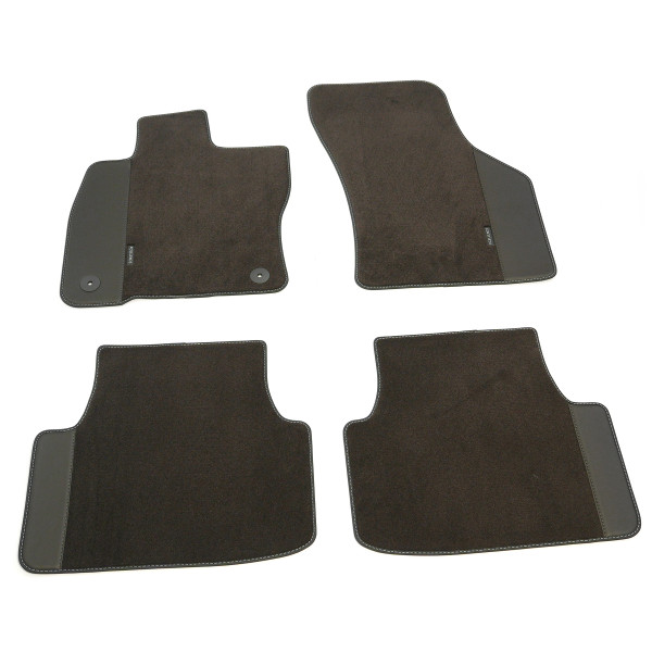 Original Seat Leon 4 (KL) Xcellence Textil Fußmatten 4x Stoffmatten Velours Matten 5FB863011ALOE