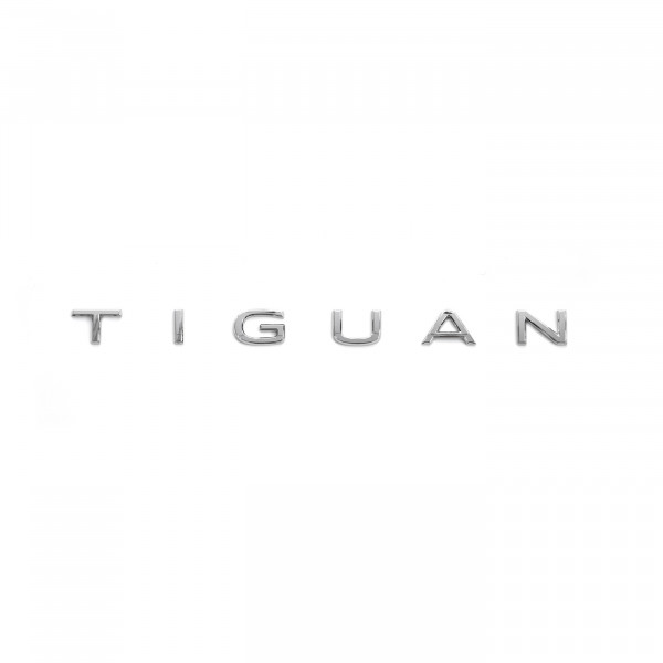Original VW Tiguan Allspace Schriftzug hinten Heckklappe Emblem alu schwarz OEM 