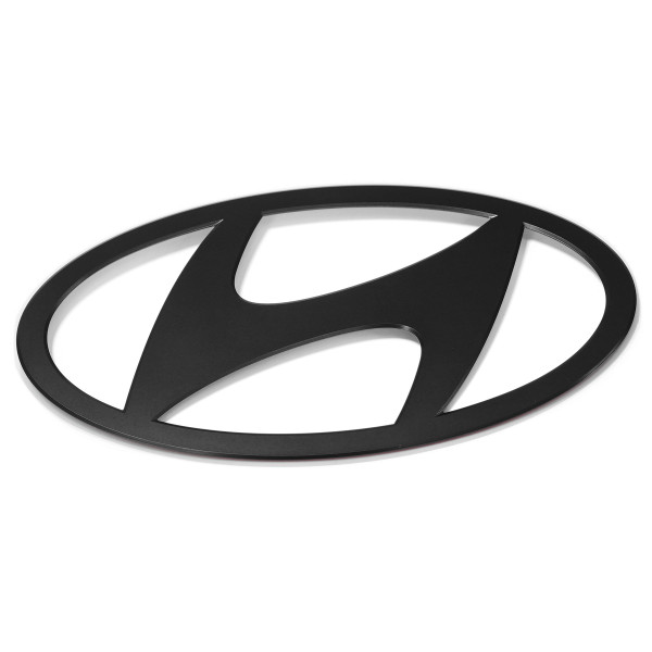 Original Hyundai Santa Fe (MX5) Logo vorn Emblem Motorhaube schwarz 86305P6010