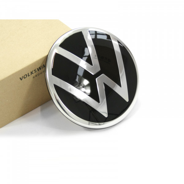 Original VW Emblem Heckklappe Zeichen up! Facelift Logo chrom schwarz