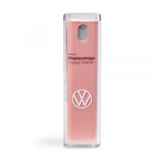 Original VW Displayreiniger 2-in-1 Display Mikrofaserhülle Touchscreen rosa 000096311ADL19