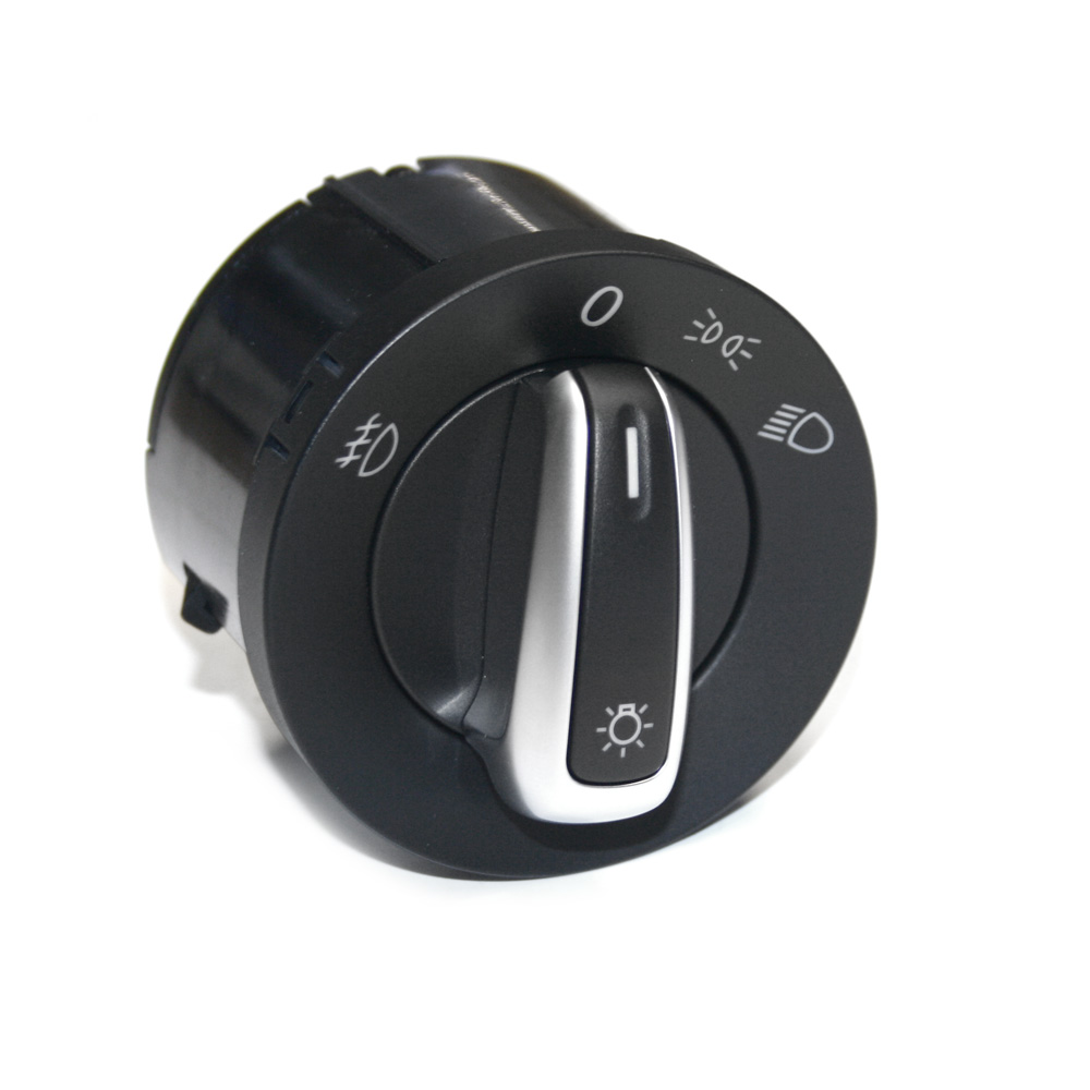 Lichtschalter Schalter Licht Nebelscheinwerfer Chrom AUTO passend für Golf  VII 7