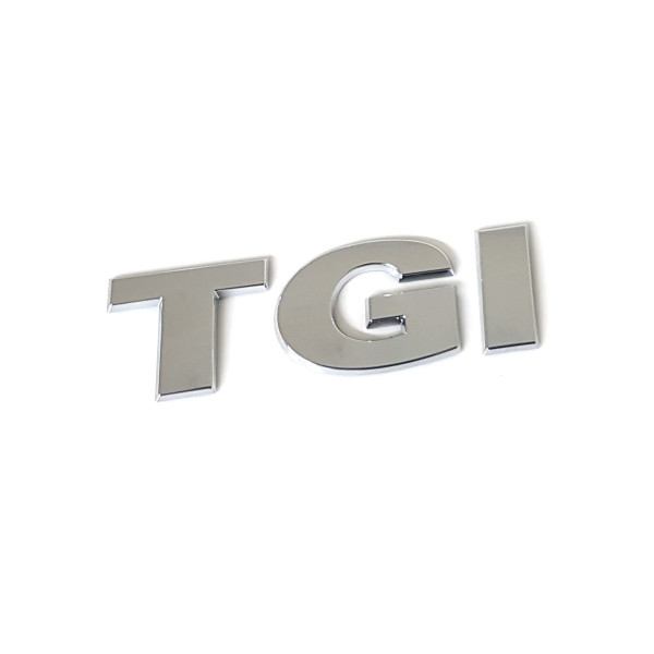 Original VW Schriftzug TGI Logo Aufkleber Emblem chrom/silber 5G0853675AE2ZZ