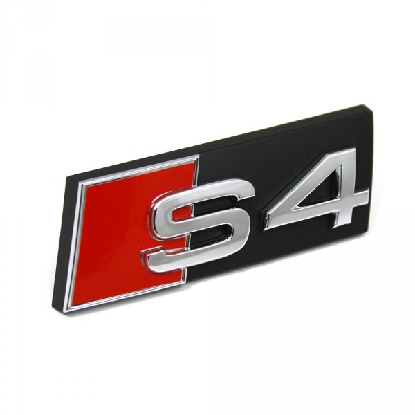 Original Audi S4 (B9 8W) Schriftzug Kühlergrill Exterieur Emblem Logo chrom