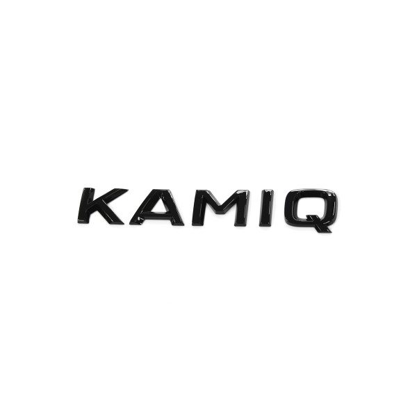 Original Skoda Kamiq Schriftzug schwarz Heckklappe Emblem Buchstaben Blackline Logo