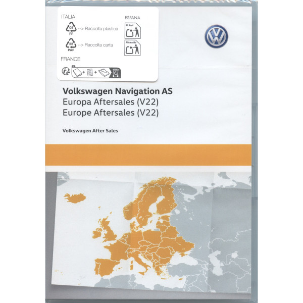 Original VW Navigationssystem SD-Karte Europa V22 Update Discover Media AS Kartendaten 5NA919866FC