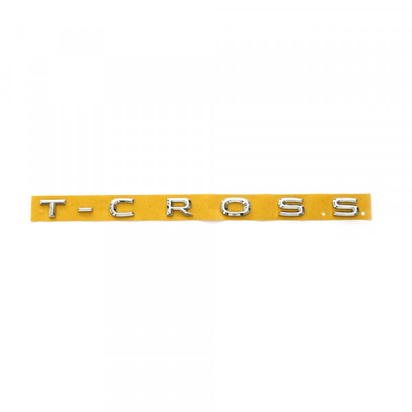 Original VW T-Cross Schriftzug hinten Heckklappe Emblem Logo chrom
