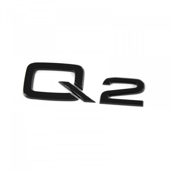 Original Audi Q2 Schriftzug schwarz Tuning Exclusive Black Edition Emblem 81A071803