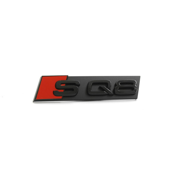Original Audi SQ8 Schriftzug Clip schwarz/rot Tuning Kühlergrill Black Edition Emblem 4M8071805
