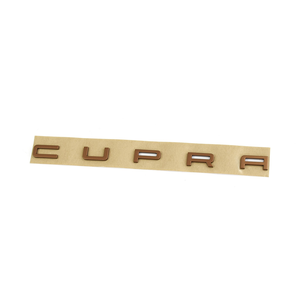 Original Seat CUPRA Schriftzug hinten Heckklappe Tuning Emblem Kupfer
