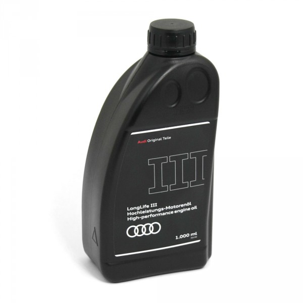 AUDI Longlife III Motoröl (5W30) Original 1 Liter Flasche Ölnorm 50400 50700