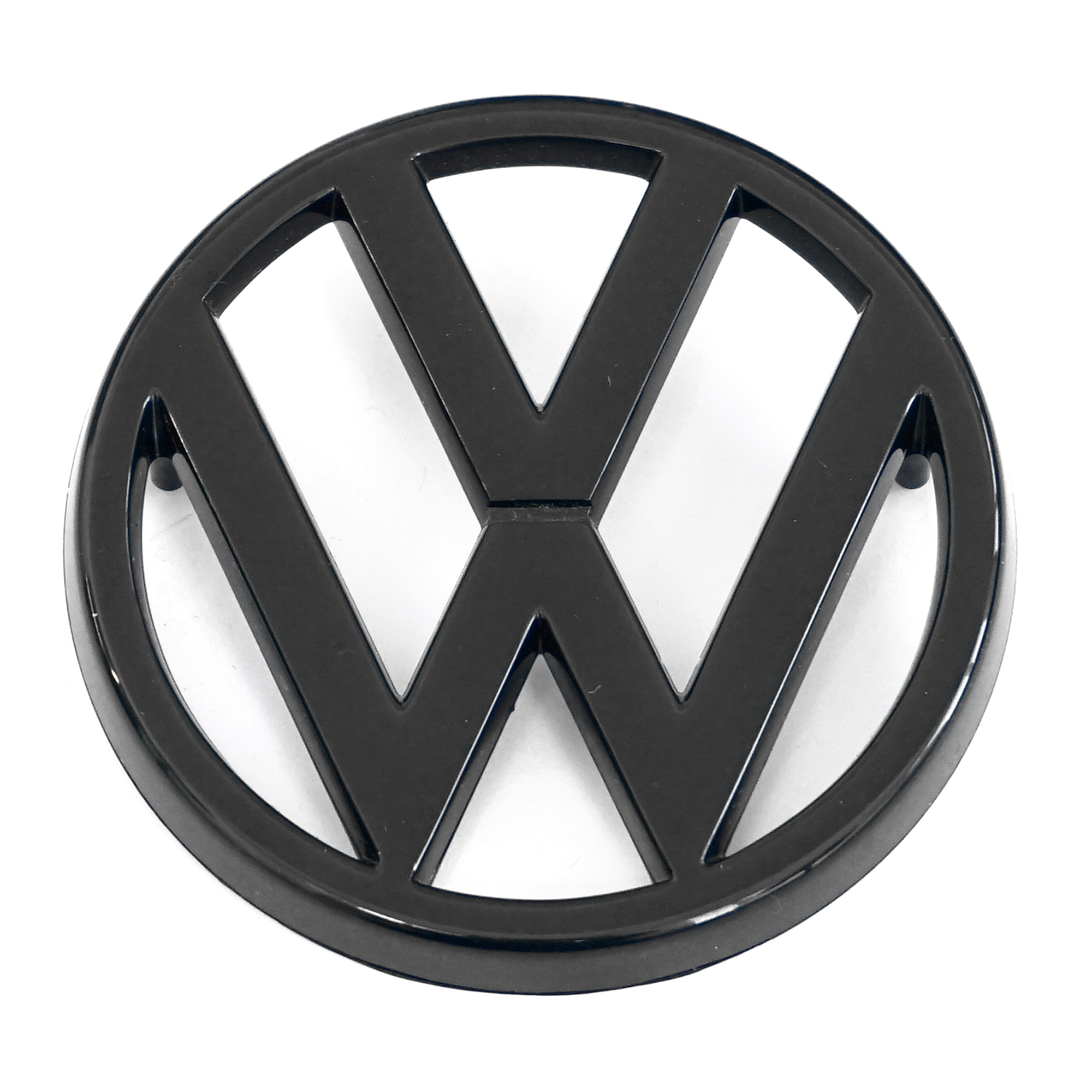 Original VW Golf 1 GTI VW Zeichen vorn schwarz Kühlergrill Logo