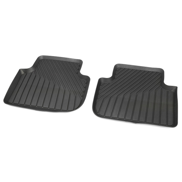 Original Audi Q3 (FJ) Gummi Fußmatten Allwettermatten 2x Gummimatten hinten schwarz 83H061511