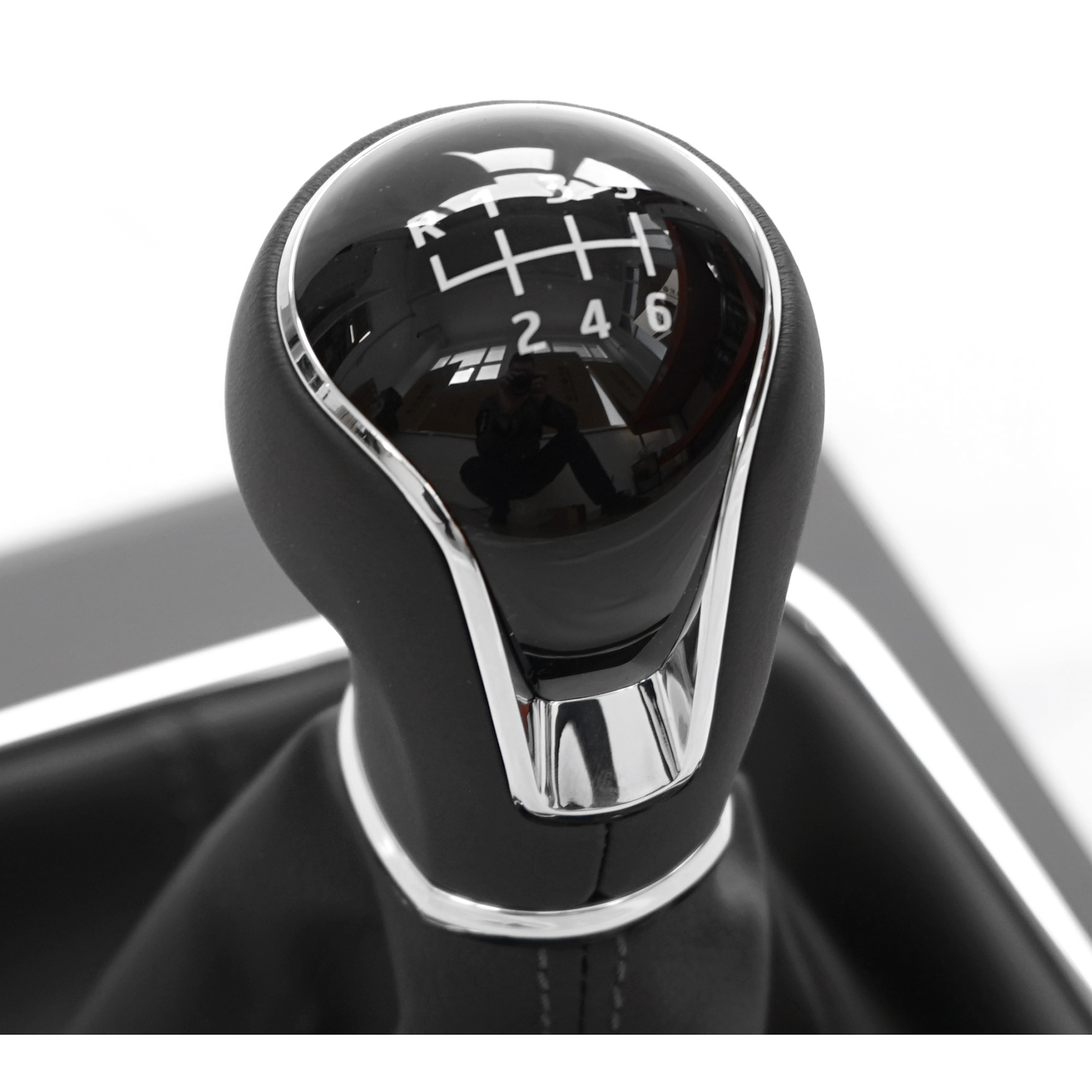 Original Seat Leon (5F) CUPRA Schaltknauf DSG Tuning Abdeckung schwarz  glänzend