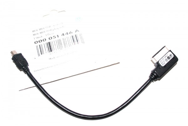 Adapter für Multimediabuchse Media-IN Mini USB Original VW MP3 Audio Media Navi 000051446A