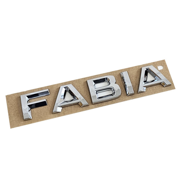 Original Skoda Fabia Schriftzug Modellschriftzug Modellbezeichnung Logo Aufkleber 5J6853687AA2ZZ