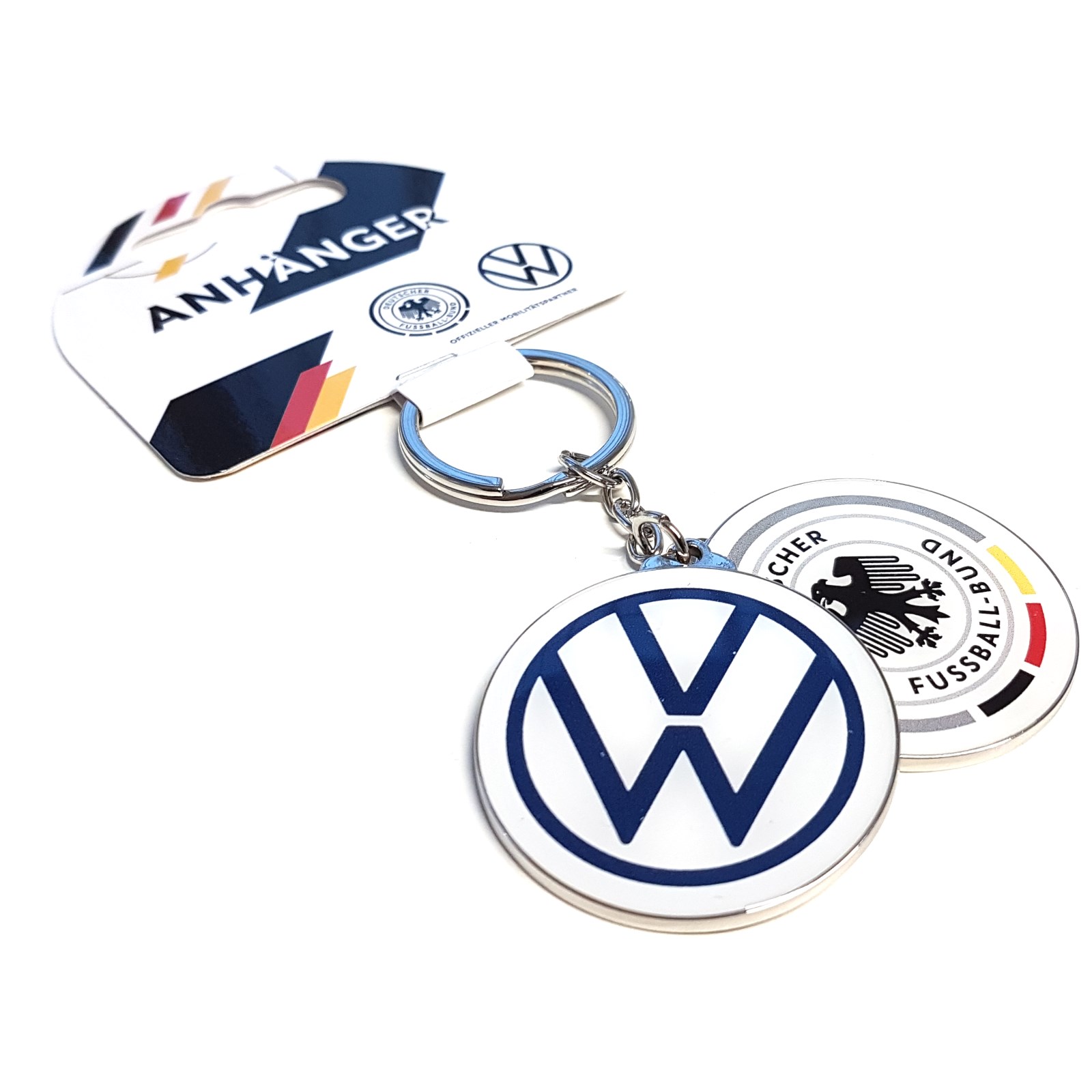 Original VW Schlüsselanhänger Deutschland Fußball DFB Fanartikel  wedrivefootball Anhänger rund