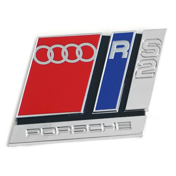 Original Audi RS2 Schriftzug hinten Heckklappe Logo Emblem Porsche 8A0853735A2ZZ