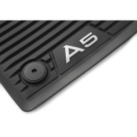 Vorschau: Original Audi A5 (B9) Sportback Gummi Fußmatten Komplettsatz v+h Allwettermatten schwarz Vorschau: Original Audi A5 (B9) Sportback Gummi Fußmatten Komplettsatz v+h Allwettermatten schwarz