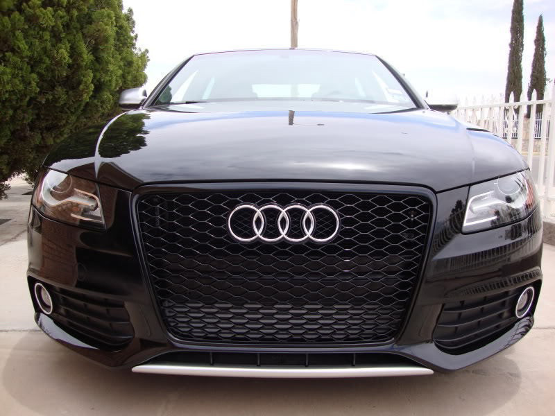 Spoiler Original Audi A4 S4 8K Tuning Lippe Schürze Chrom