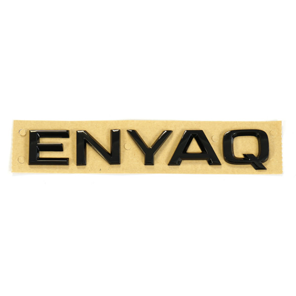 Original Skoda ENYAQ Schriftzug schwarz Heckklappe Emblem Buchstaben Blackline Logo