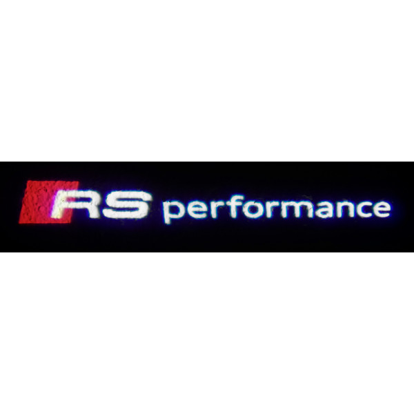 Original Audi Projektor links "RS performance" Einstiegsbeleuchtung LED Türbeleuchtung 4S0947409K