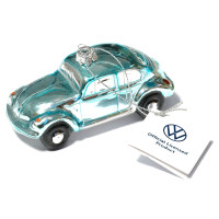 VW Käfer Weihnachtsbaumanhänger Weihnachten Glas Dekoanhänger blau BECD02 VW Käfer Weihnachtsbaumanhänger Weihnachten Glas Dekoanhänger blau BECD02
