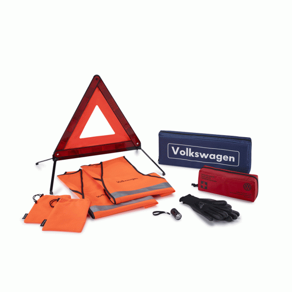 Original VW Sicherheitspaket Pannenhilfe Sicherheit Erste Hilfe Pannen Notfall Unfall