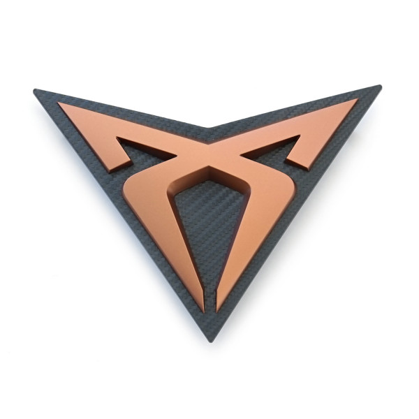 Original CUPRA Formentor Emblem vorn kupfer Tuning Carbon Logo Kühlergrill