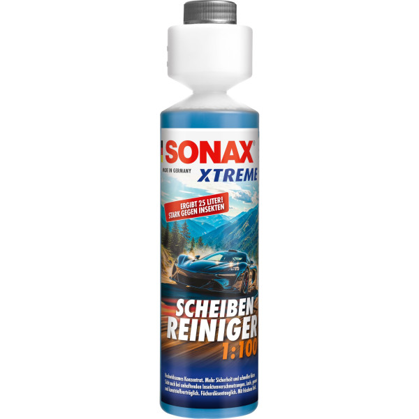SONAX Scheibenreiniger Xtreme Konzentrat 1:100 Wischwasser 250ml Sommer AntiKalk 02711410