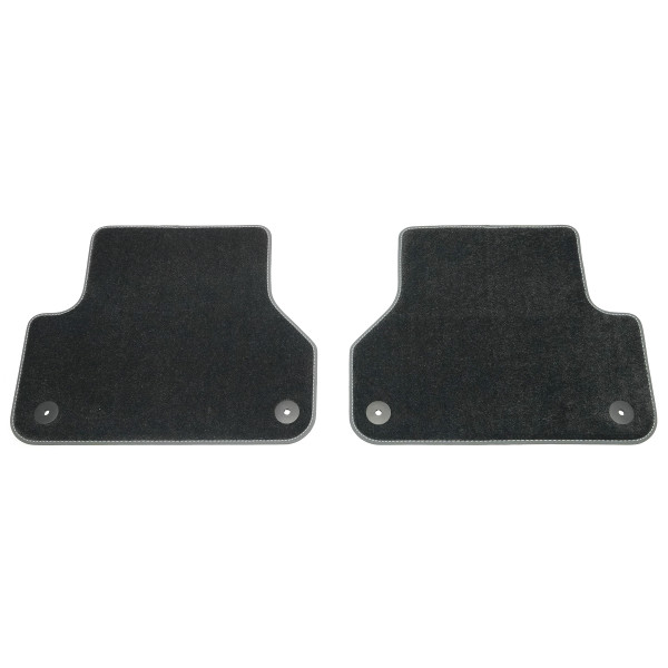 Original Audi A4 A5 (B9) Premium Velours Fußmatten Stoffmatten Textilfußmatten hinten 8W0061276BMNO