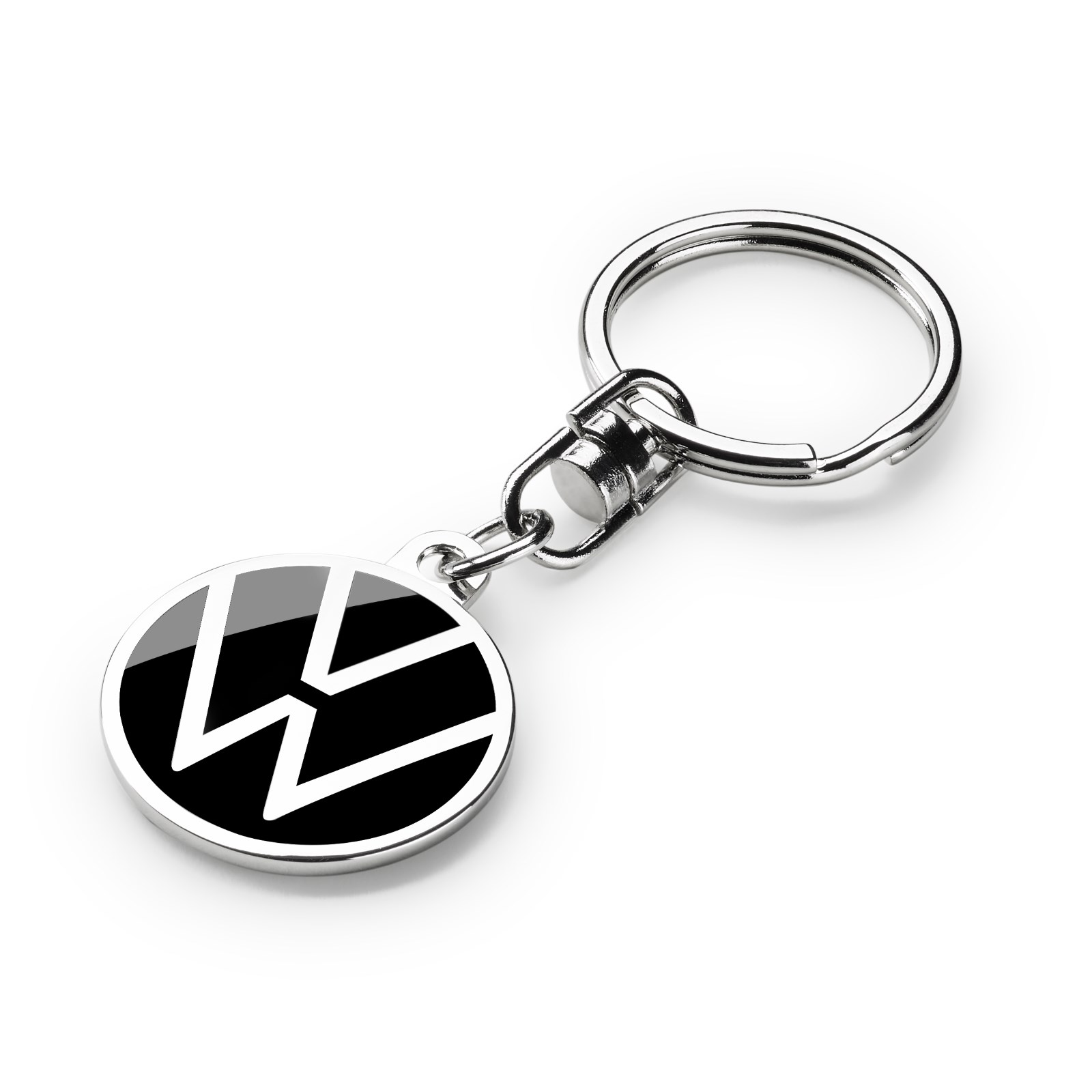 V1 Schlüsselanhänger aus Leder mit Volkswagen Logo