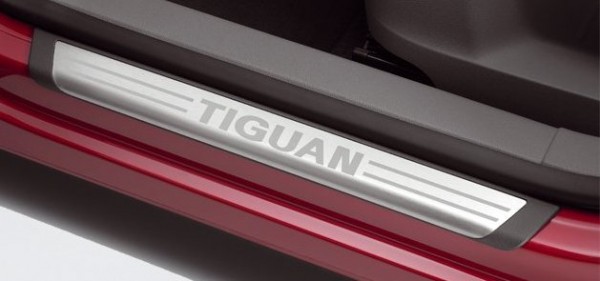 VW Tiguan Einstiegsleisten 4-tlg Edelstahl gebürstet Original Zubehör