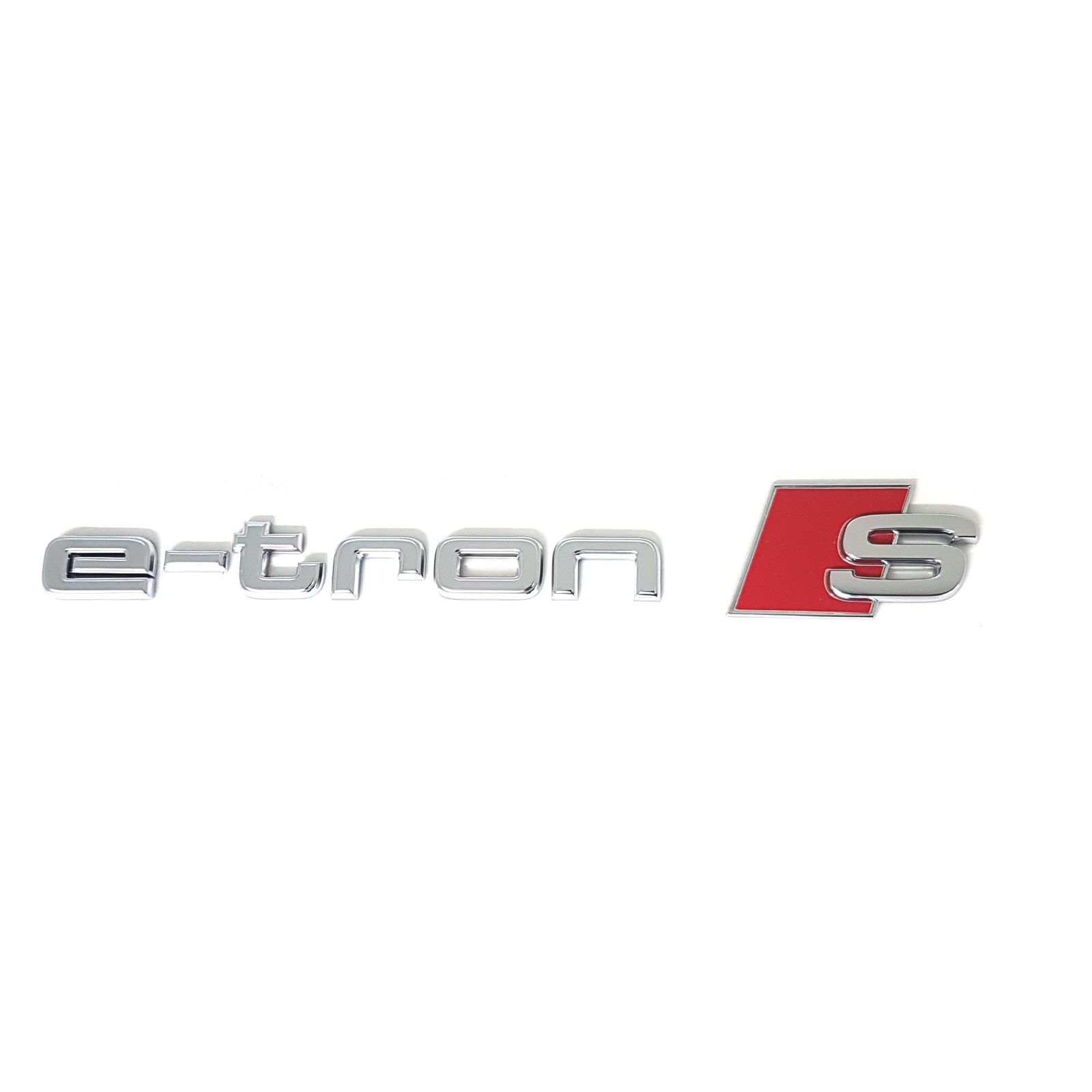 Original Audi e-tron S Black Edition Emblem Schriftzug Logo Emblem