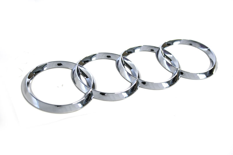 2 Audi Ringe Logo Seitenkoffer Aufkleber Aufkleber A4 A5 A6 A8 S4