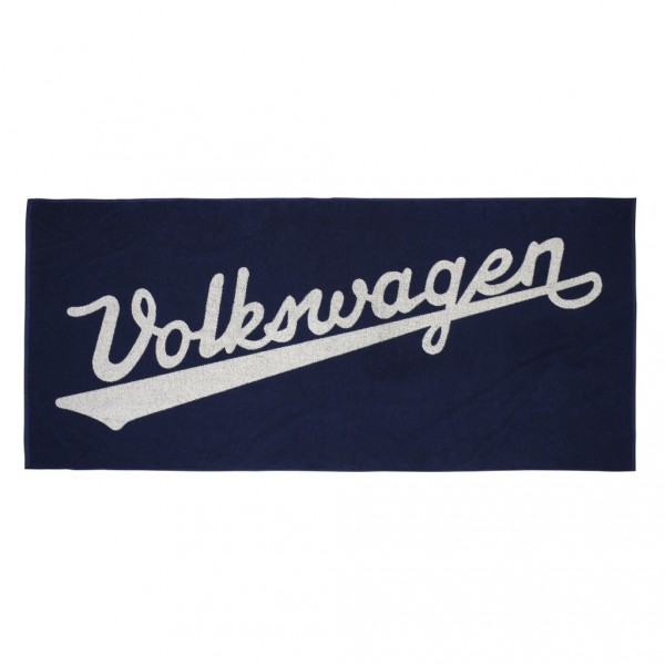 Original VW Handtuch Badetuch Strandhandtuch blau 311084500