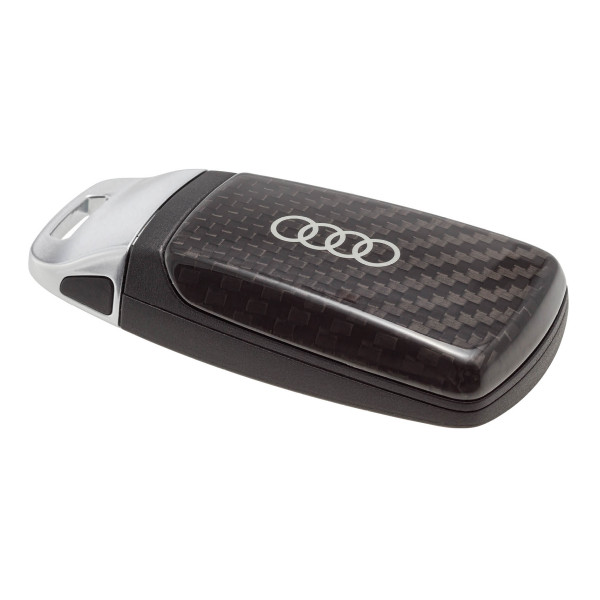 Original Audi Schlüsselblende Carbon Audi Ringe Logo Schlüsselcover 8W6071208A3Q0