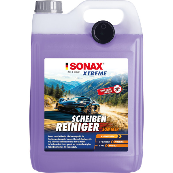 SONAX Xtreme Scheibenreiniger Sommer Wischwasser Insektenentferner 5L Kanister 02725000