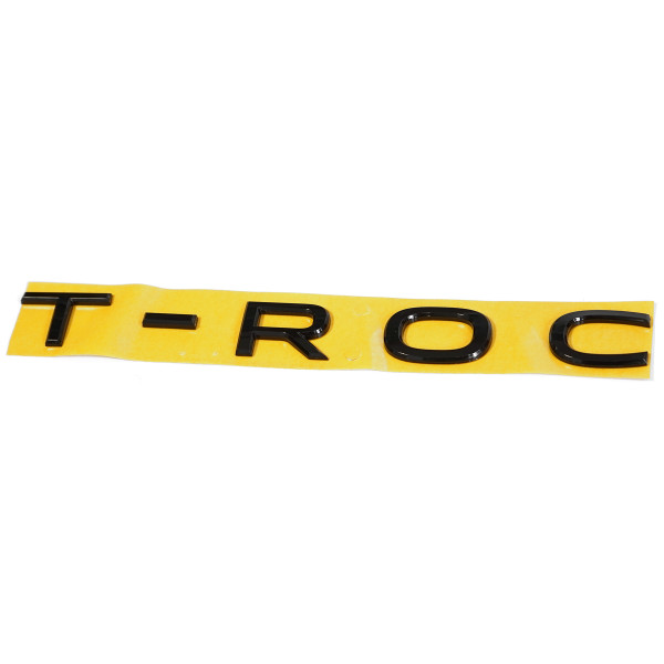 Original VW T-Roc Schriftzug Heckklappe Modellbezeichnung Emblem schwarz 2GC853687041