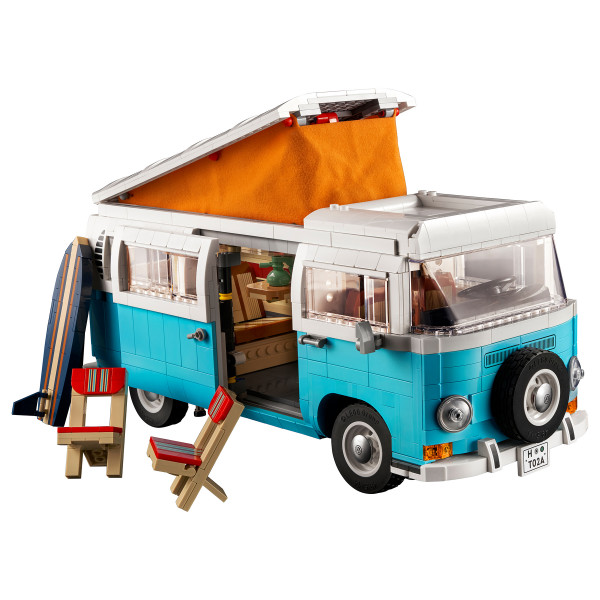 Lego® T2 Camping Bulli Transporter Spielzeug Campingbus Heritage hellblau/weiß 7E9099320
