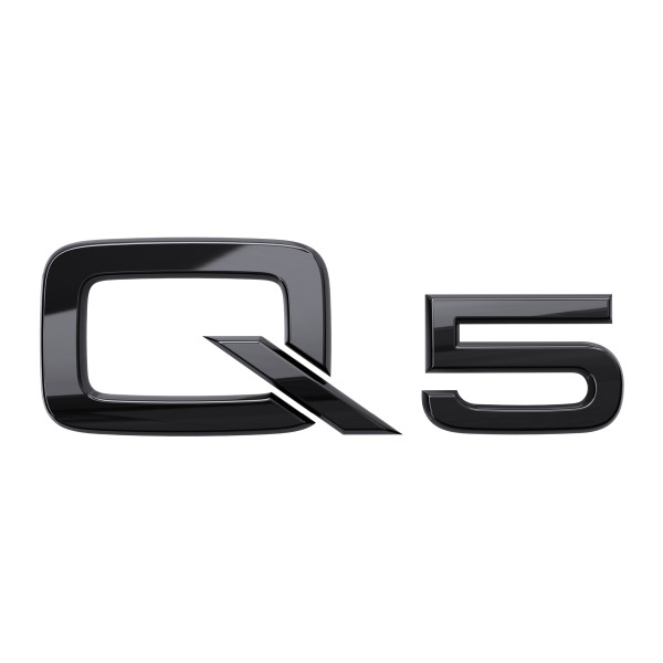 Original Audi Q5 Schriftzug Logo Aufkleber Modellbezeichnung Emblem schwarz 80A071803