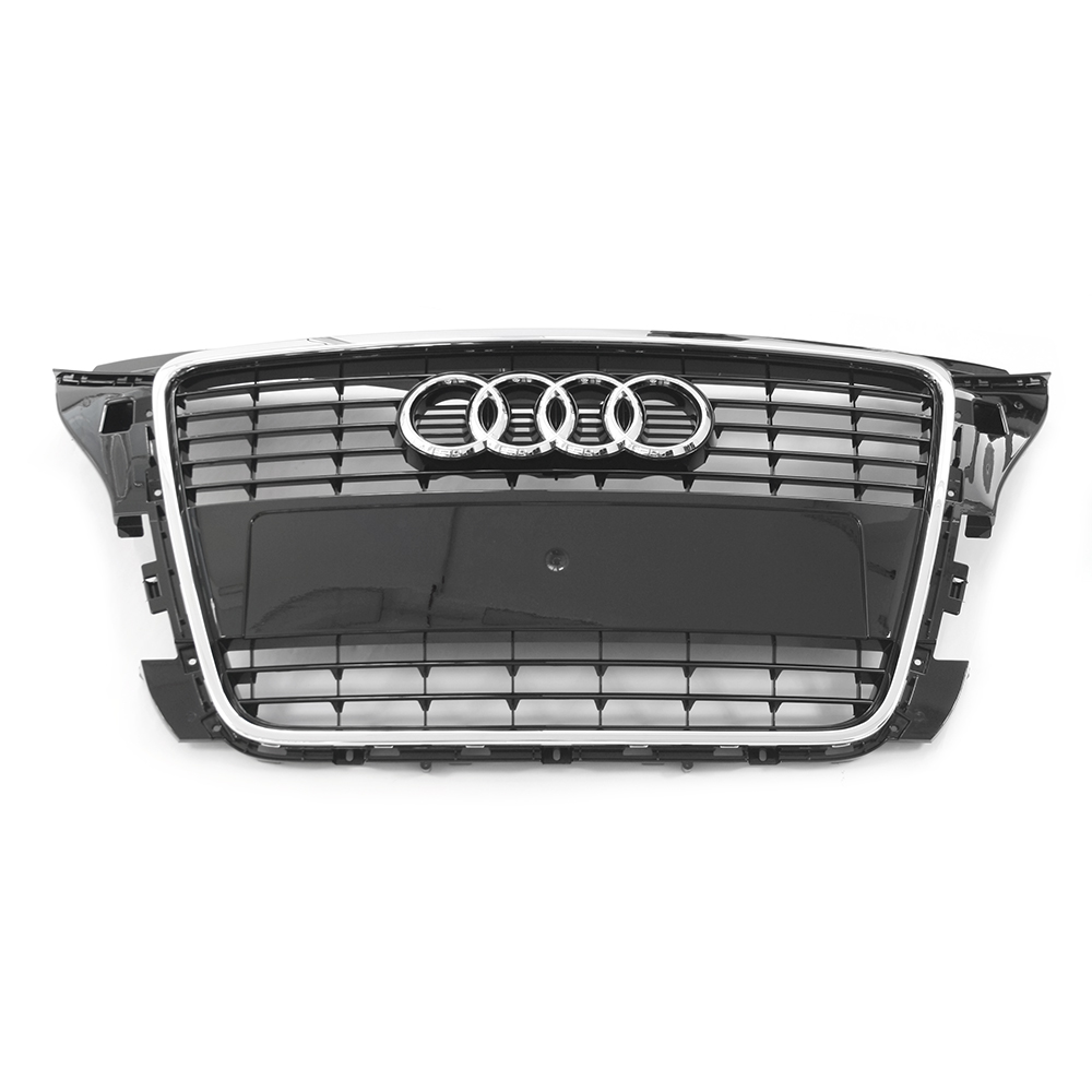 Original Audi A3 8P K hlergrill Frontgrill Schwarz Gl nzend Original Audi A3 8P K hlergrill Frontgrill Schwarz Gl nzend