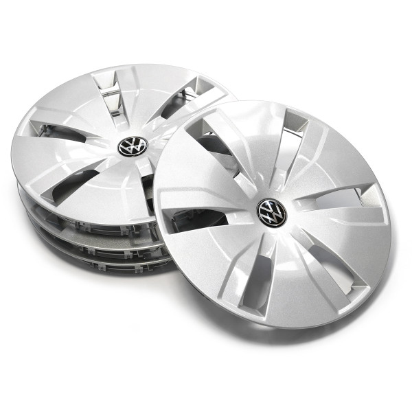 Original VW Radkappen Satz 16 Zoll Radzierblenden Stahlfelge silber 7TG071456