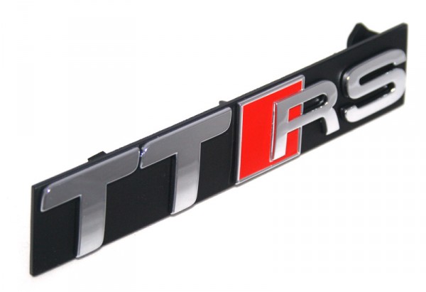Schriftzug TTRS Original Audi Emblem für Kühlergrill Typzeichen Chrom TT RS